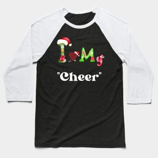 Xmas with "Cheer" Baseball T-Shirt